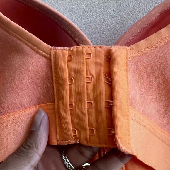 Cacique Full Coverage Supportive Bra Wide Strap Orange Women's Size 48D - Picture 6 of 6